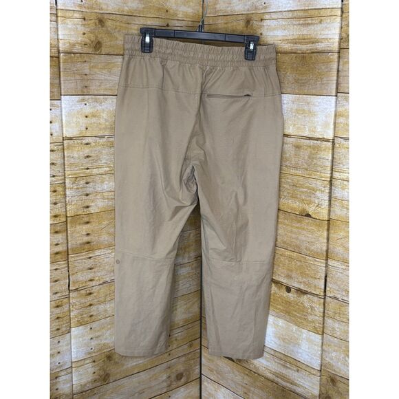 LULULEMON ABC CROPPED CASUAL COMFORT EVERYDAY PULL ON PANT SIZE MEDIUM - Picture 6 of 6